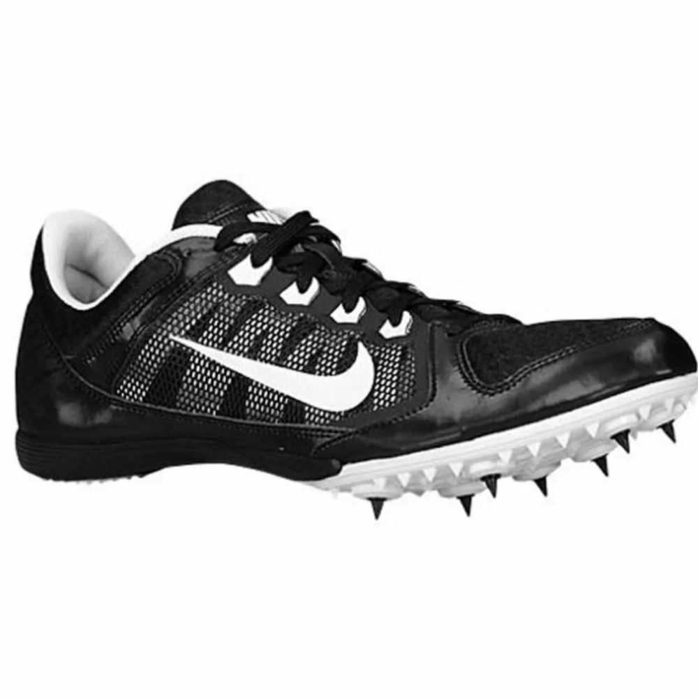 Nike Zoom Rival MD 7 Black White Track Athletic Spikes Running Mens Size 12
